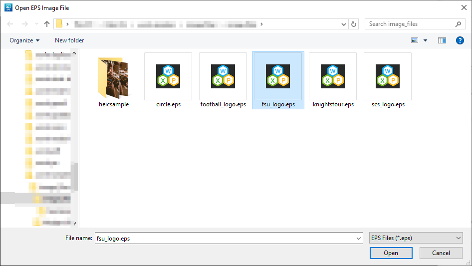 Open File Dialog