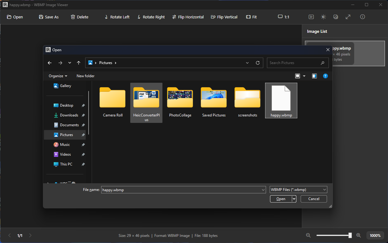 Open File Dialog
