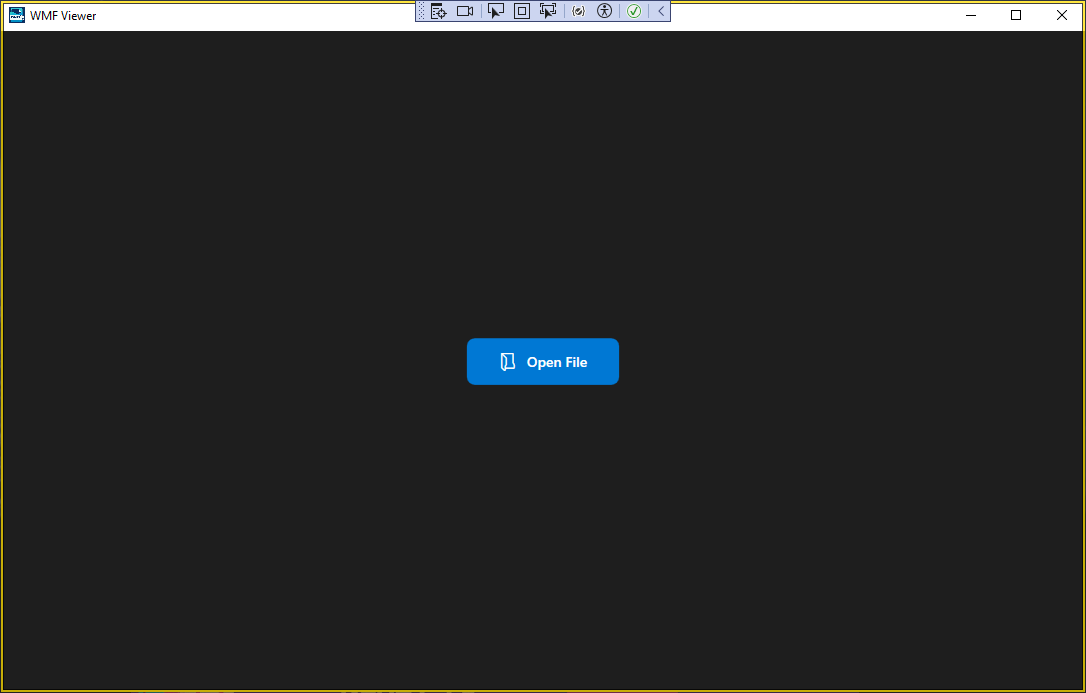 WMF Viewer Main Window