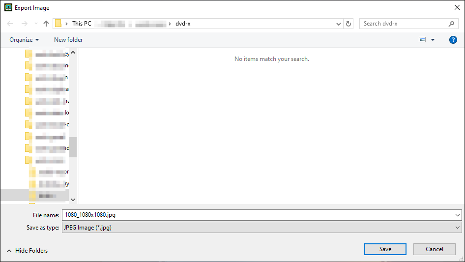 Export Dialog