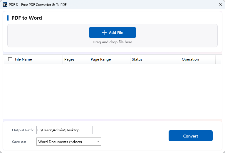 PDF to Word